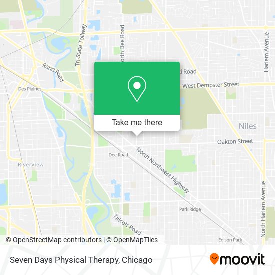 Seven Days Physical Therapy map