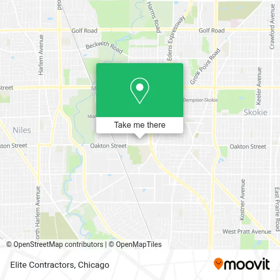 Elite Contractors map