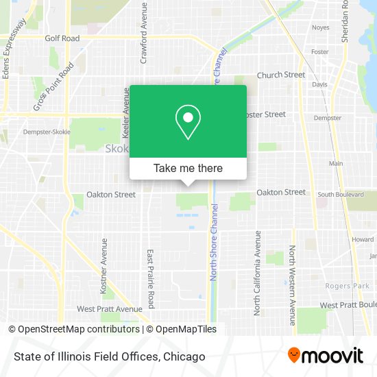 Mapa de State of Illinois Field Offices