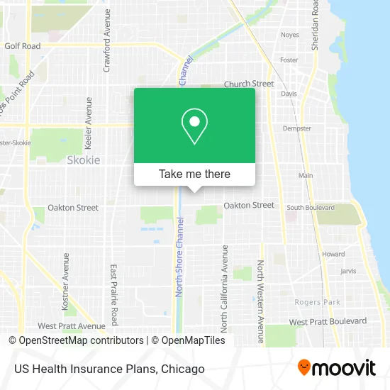 US Health Insurance Plans map