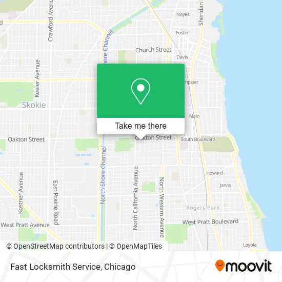 Fast Locksmith Service map
