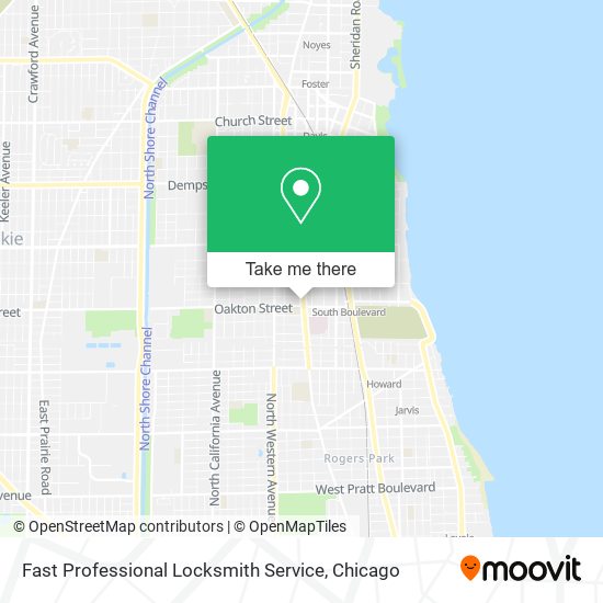 Fast Professional Locksmith Service map