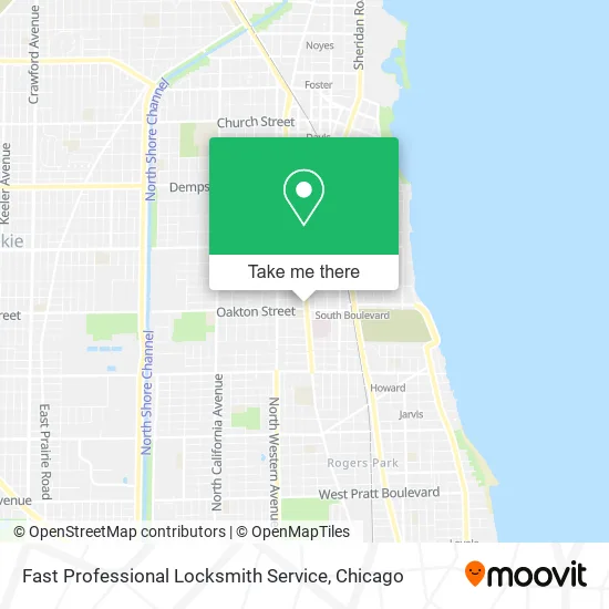 Mapa de Fast Professional Locksmith Service