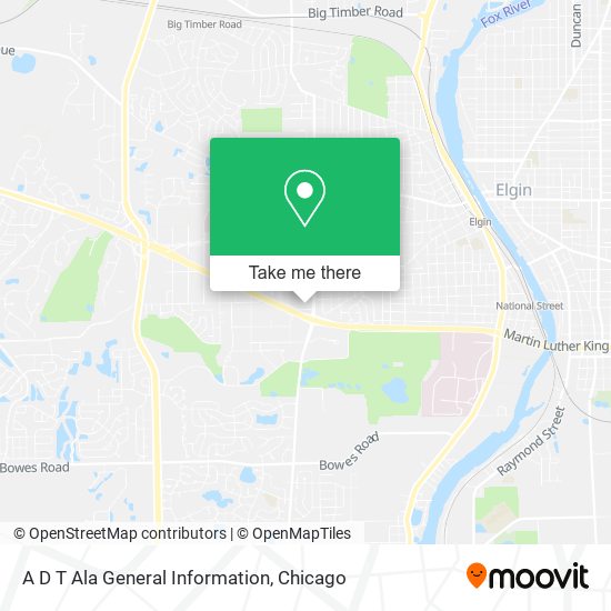 A D T Ala General Information map