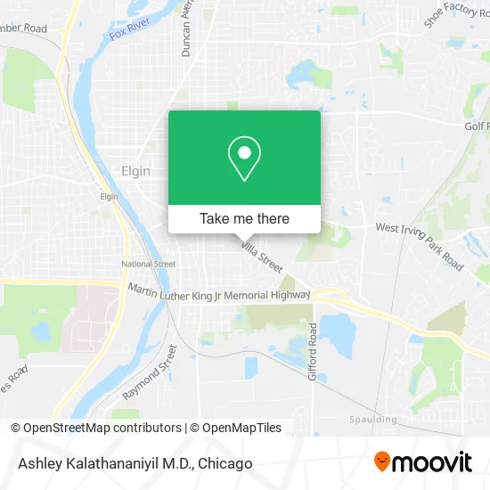 Ashley Kalathananiyil M.D. map