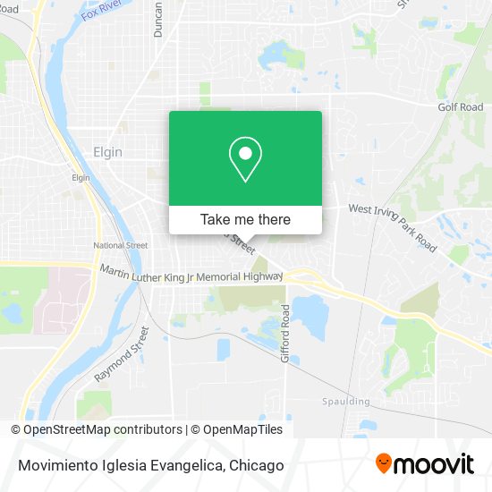 Mapa de Movimiento Iglesia Evangelica
