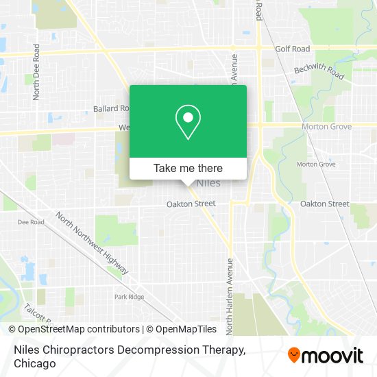 Mapa de Niles Chiropractors Decompression Therapy