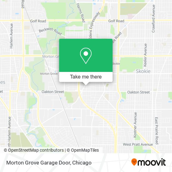 Mapa de Morton Grove Garage Door