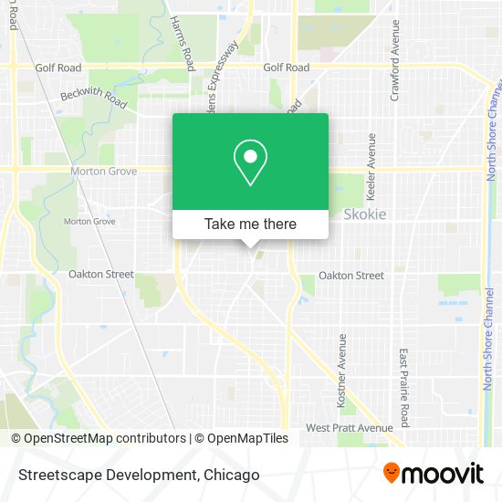 Streetscape Development map