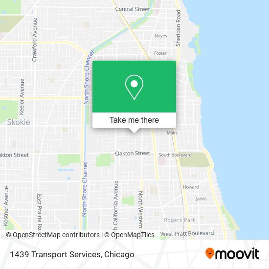 1439 Transport Services map