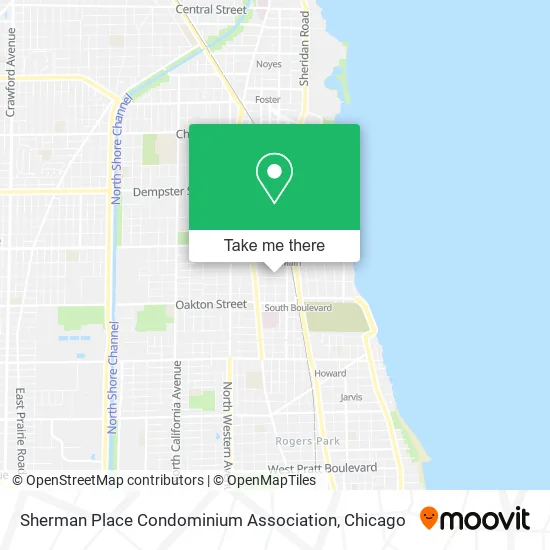 Mapa de Sherman Place Condominium Association