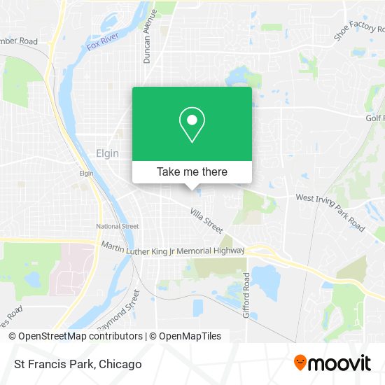 Mapa de St Francis Park