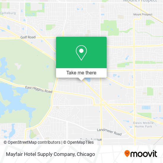 Mayfair Hotel Supply Company map