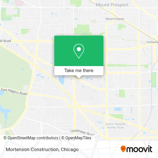 Mortenson Construction map