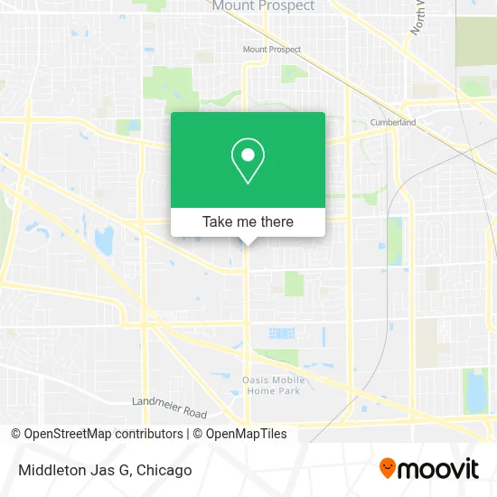 Middleton Jas G map