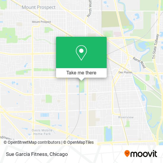 Sue Garcia Fitness map