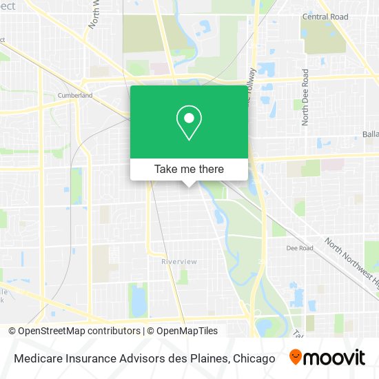 Mapa de Medicare Insurance Advisors des Plaines