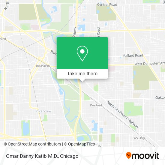Mapa de Omar Danny Katib M.D.