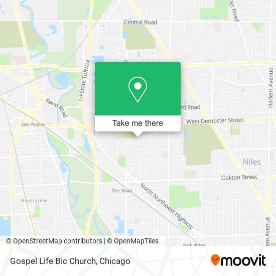 Mapa de Gospel Life Bic Church