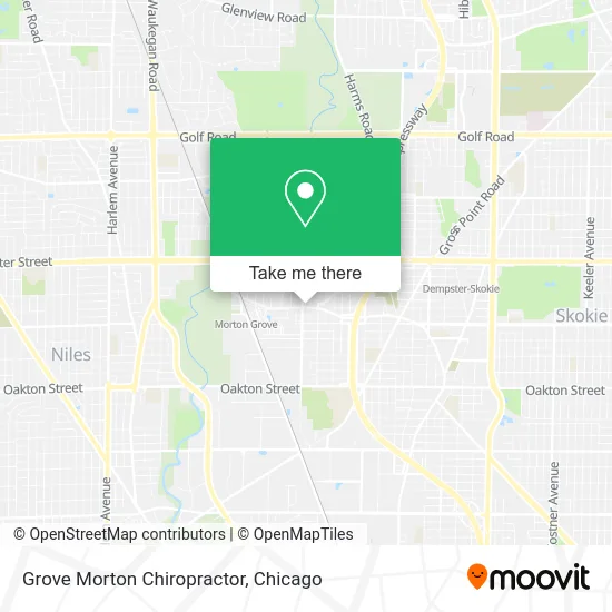 Grove Morton Chiropractor map