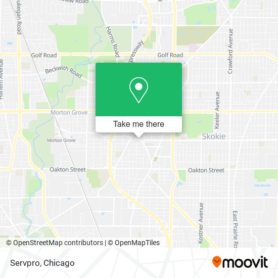 Servpro map