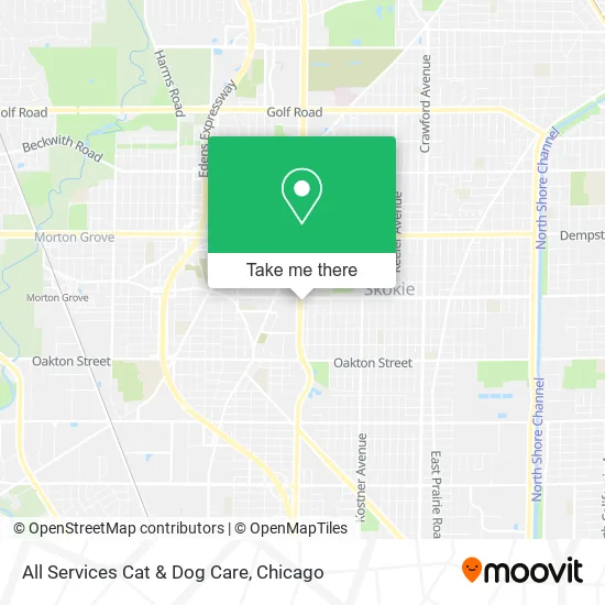 All Services Cat & Dog Care map