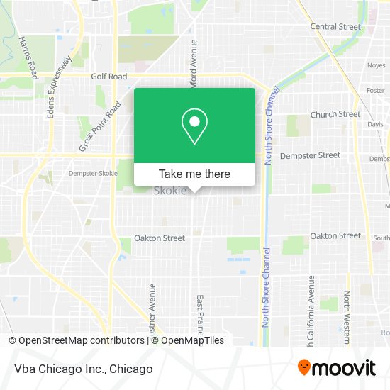 Mapa de Vba Chicago Inc.