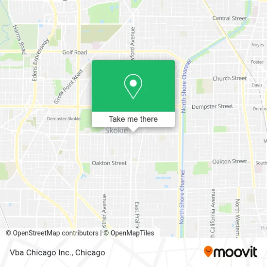 Vba Chicago Inc. map