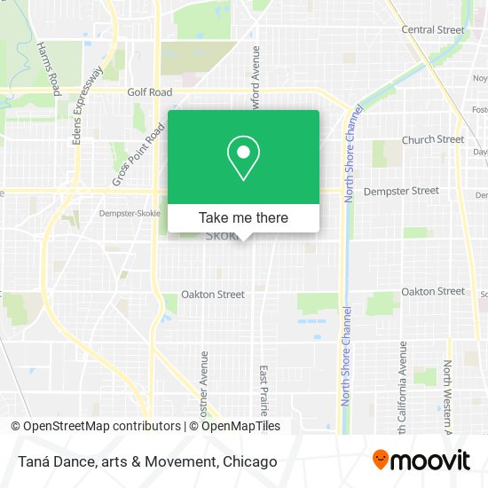 Taná Dance, arts & Movement map