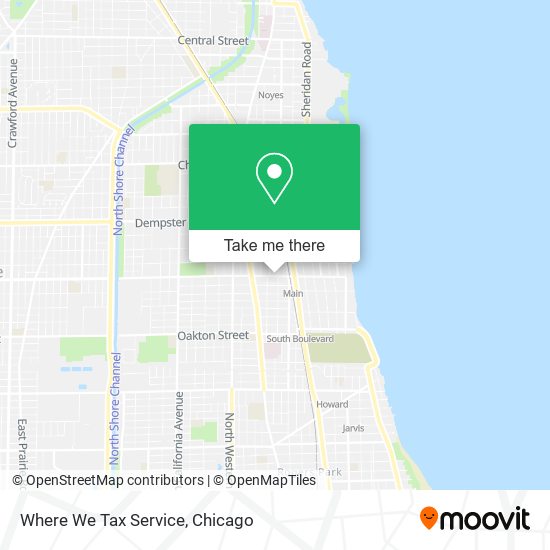 Mapa de Where We Tax Service
