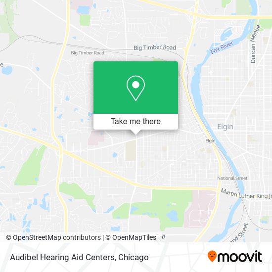 Audibel Hearing Aid Centers map