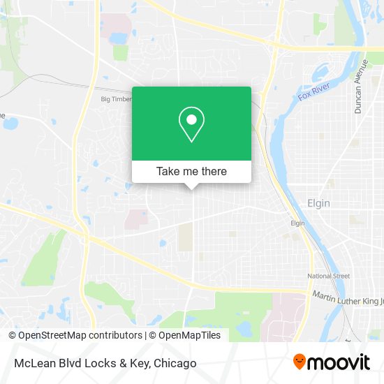 McLean Blvd Locks & Key map