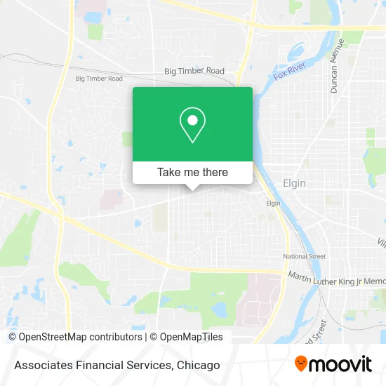 Associates Financial Services map