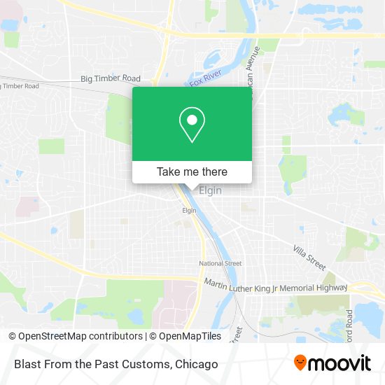 Mapa de Blast From the Past Customs