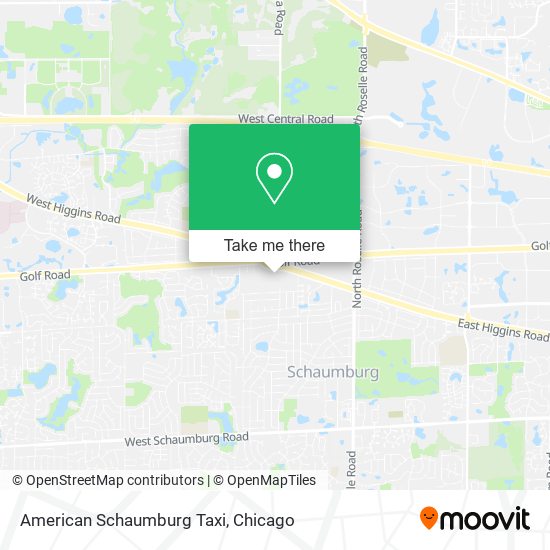 American Schaumburg Taxi map