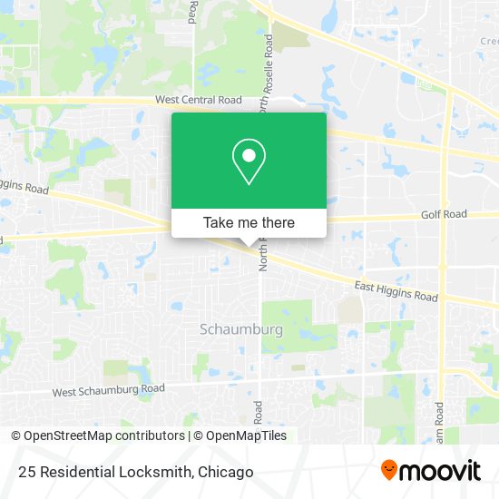 25 Residential Locksmith map