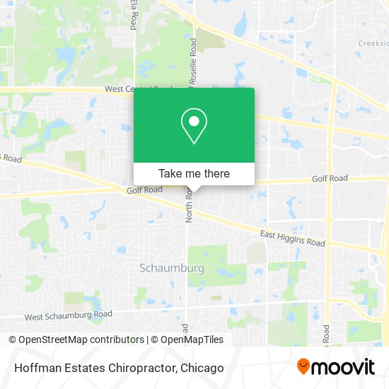 Mapa de Hoffman Estates Chiropractor