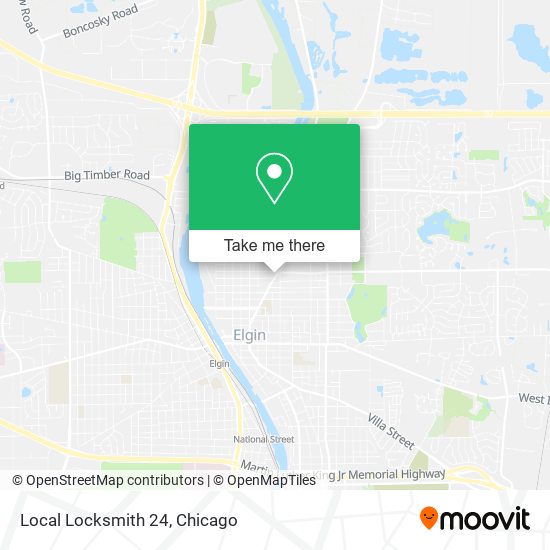 Mapa de Local Locksmith 24