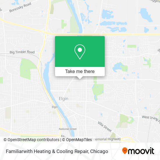 Familiarwith Heating & Cooling Repair map