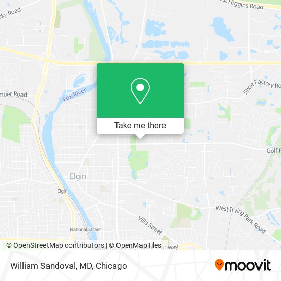 Mapa de William Sandoval, MD