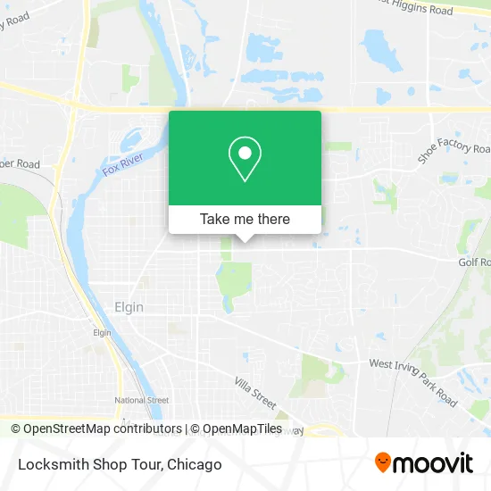 Locksmith Shop Tour map