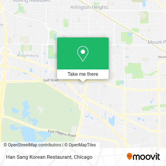 Han Sang Korean Restaurant map