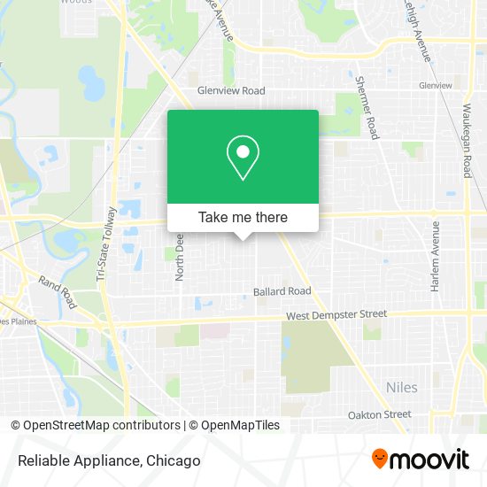 Mapa de Reliable Appliance