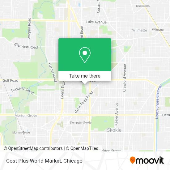 Cost Plus World Market map