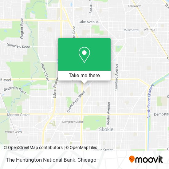 The Huntington National Bank map