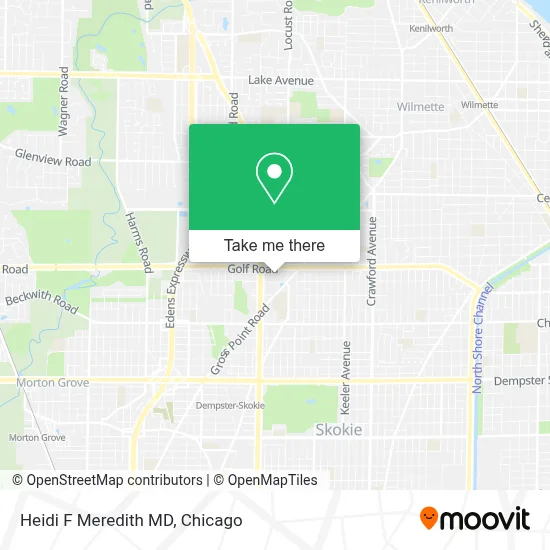 Heidi F Meredith MD map