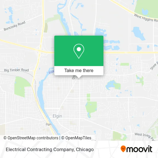 Electrical Contracting Company map