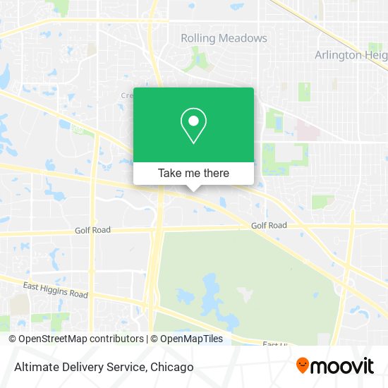 Altimate Delivery Service map