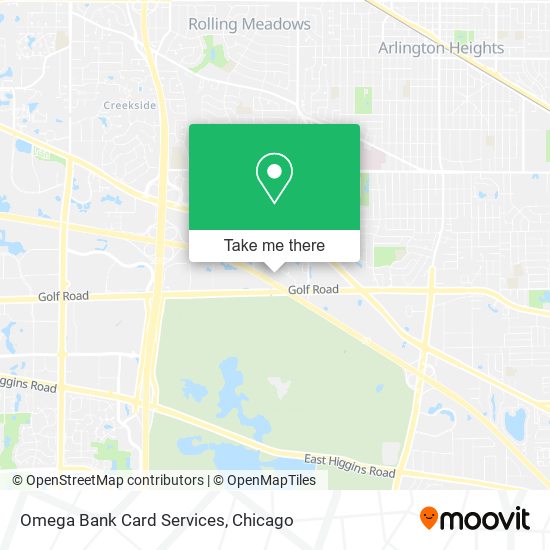 Omega Bank Card Services map