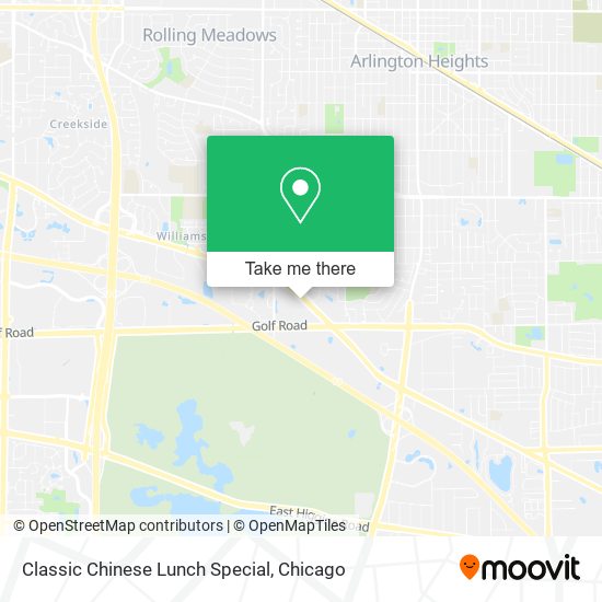 Classic Chinese Lunch Special map